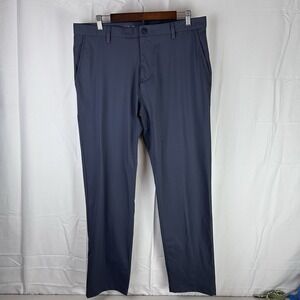 Rhone Chino Pants Mens 35x31 Blue Commuter Classic Fit Performance Golf Wicking